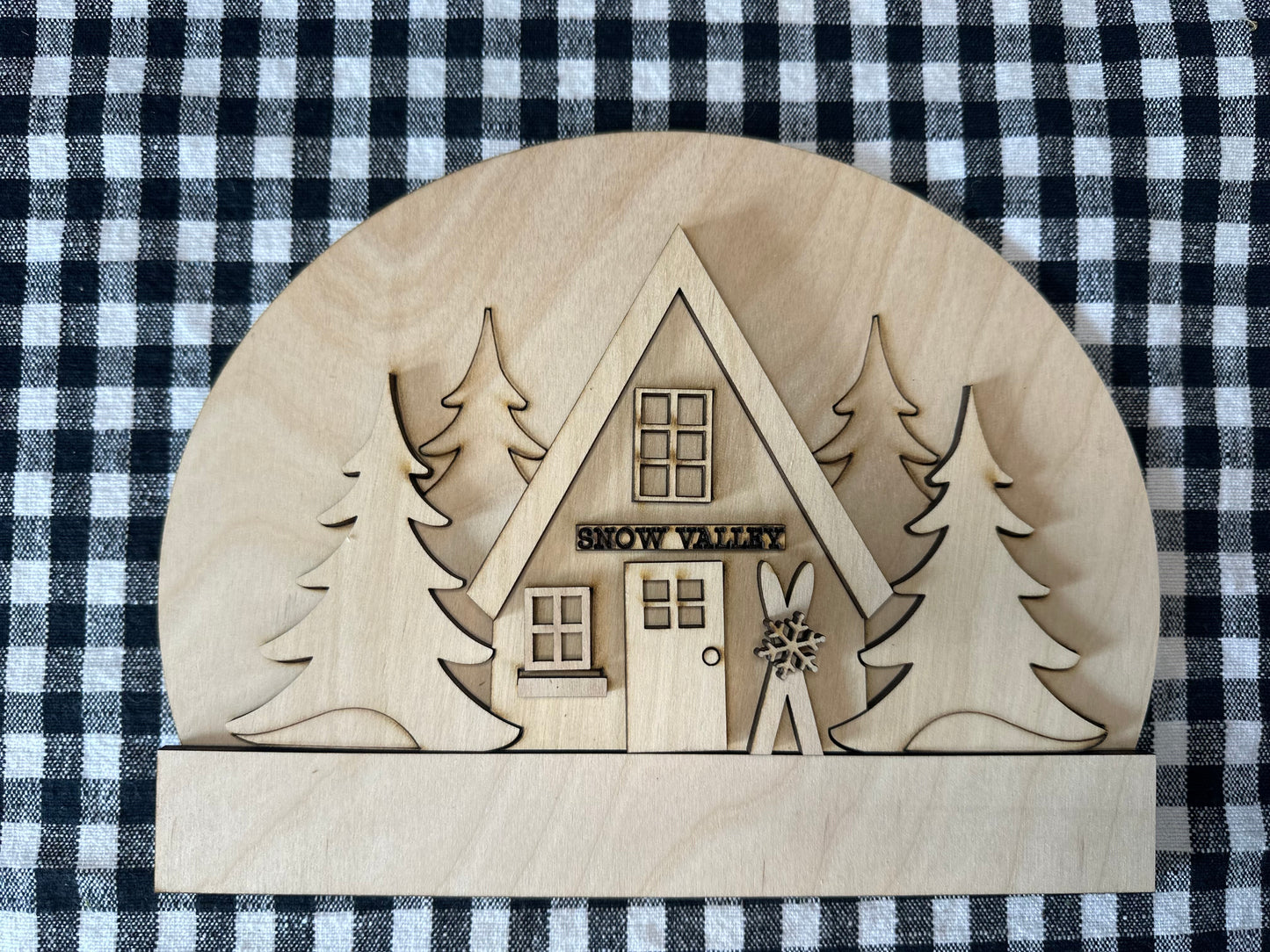 Ski Lodge Insert