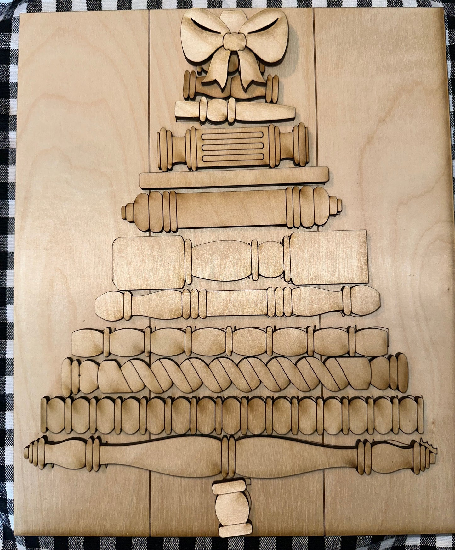 Spindle Christmas Tree