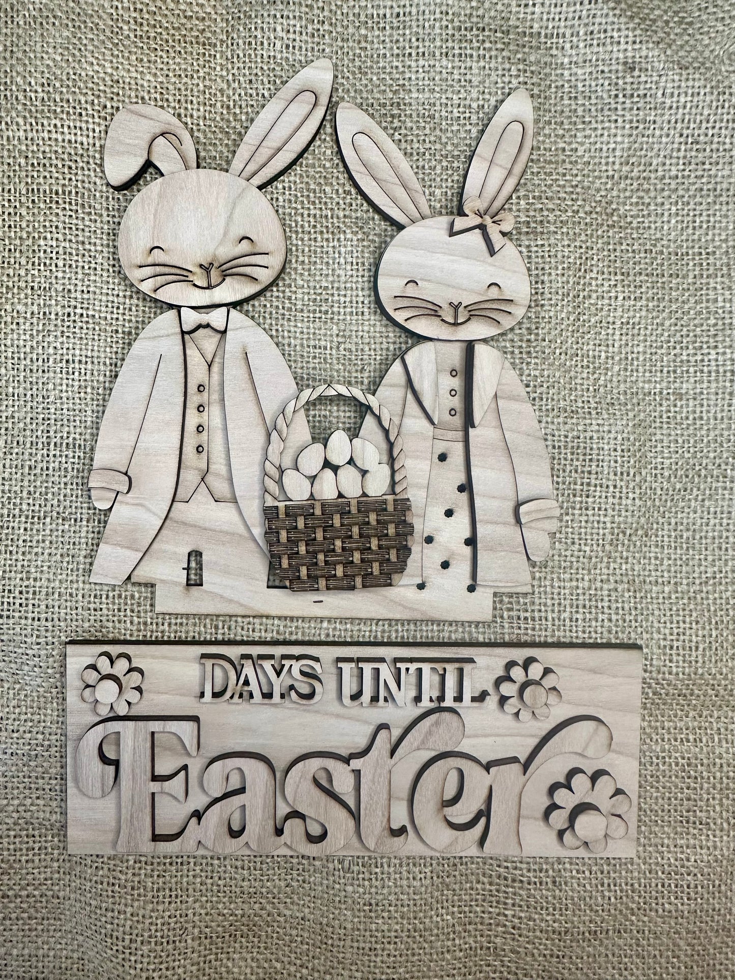 Advent Bunny Pair