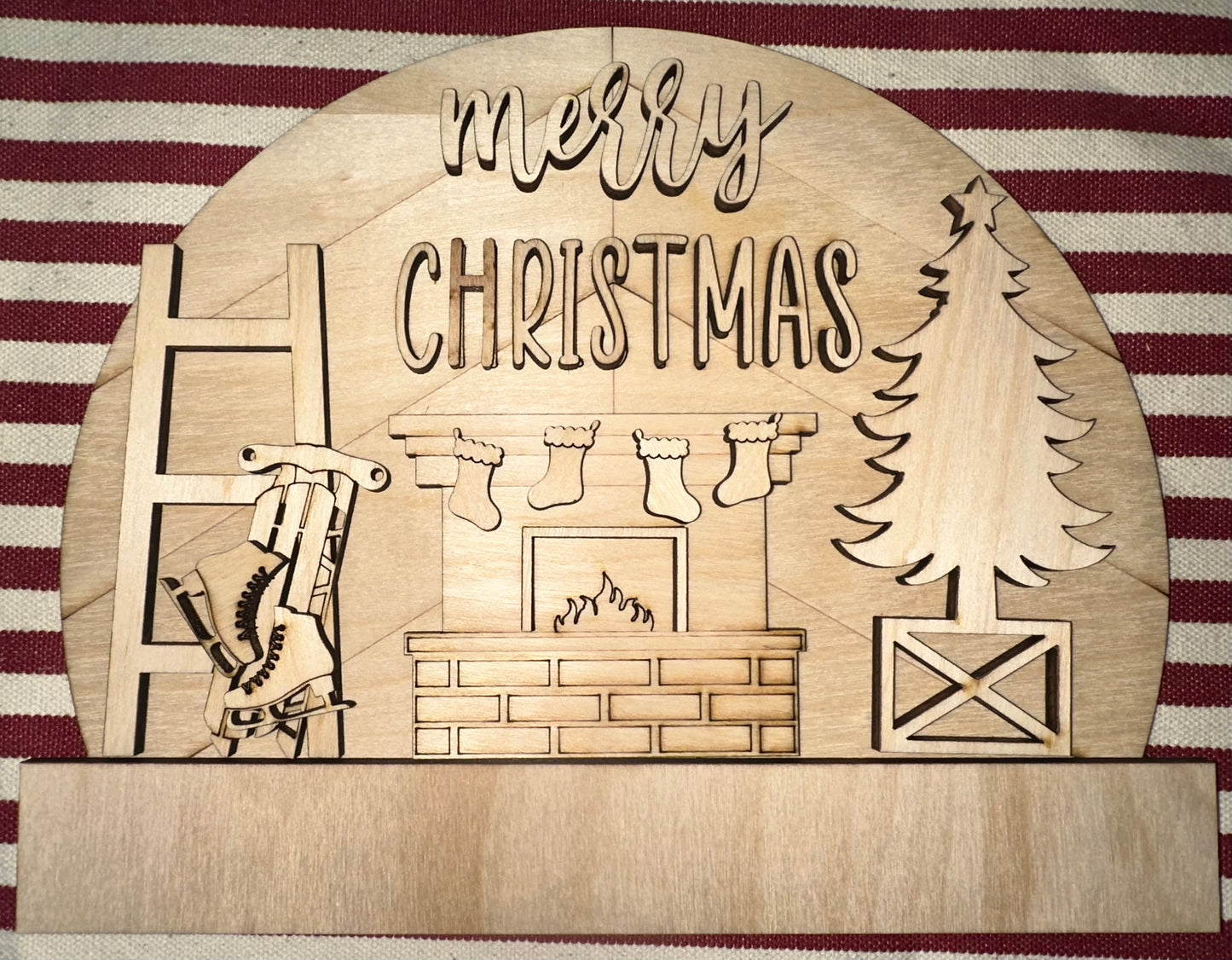 Christmas Fireplace Insert