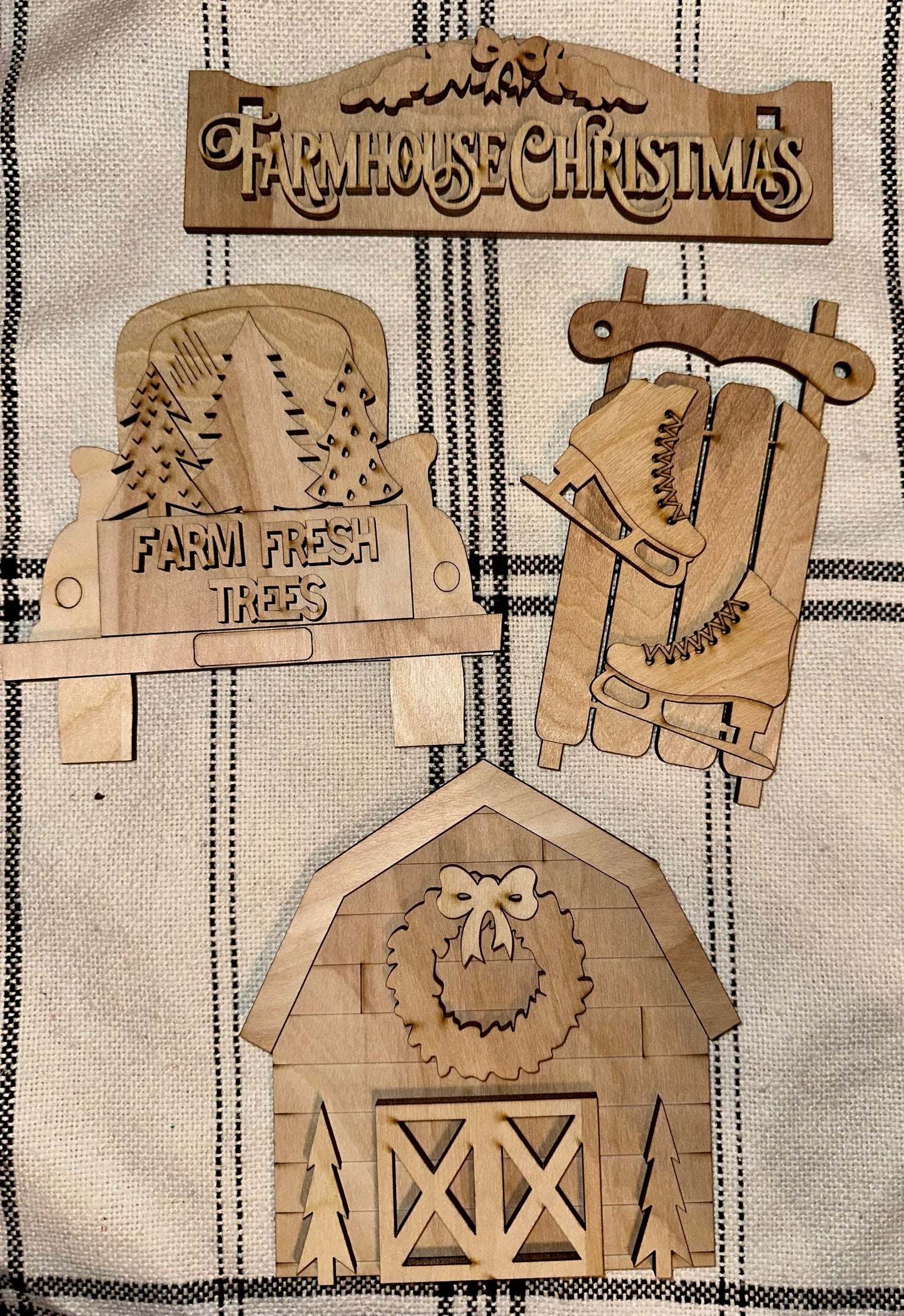 Farmhouse Christmas Interchangeable