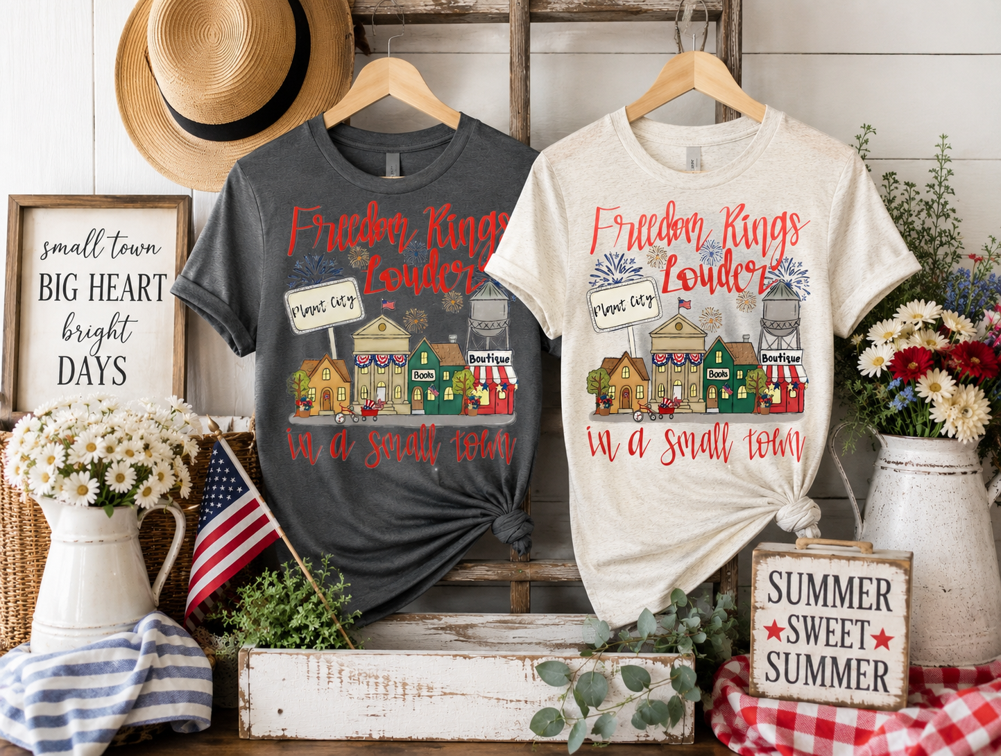 Custom Small Town T-Shirt