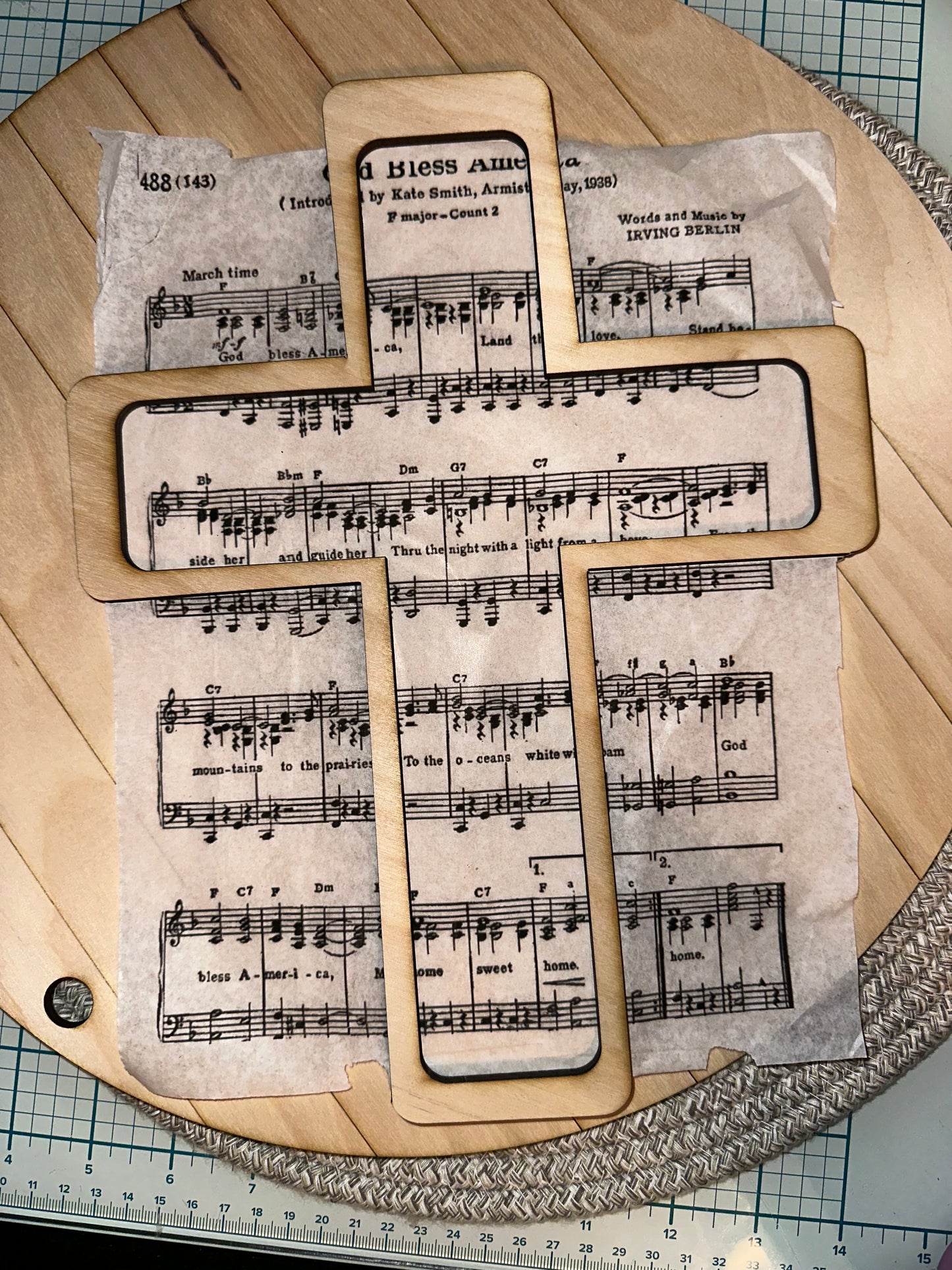 God Bless America Door Hanger