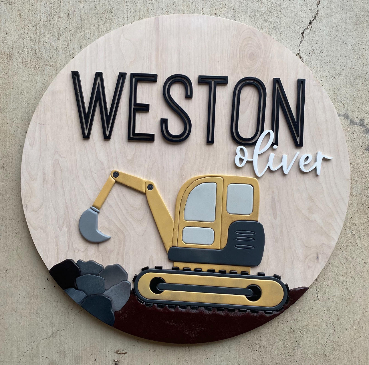 Excavator Decor