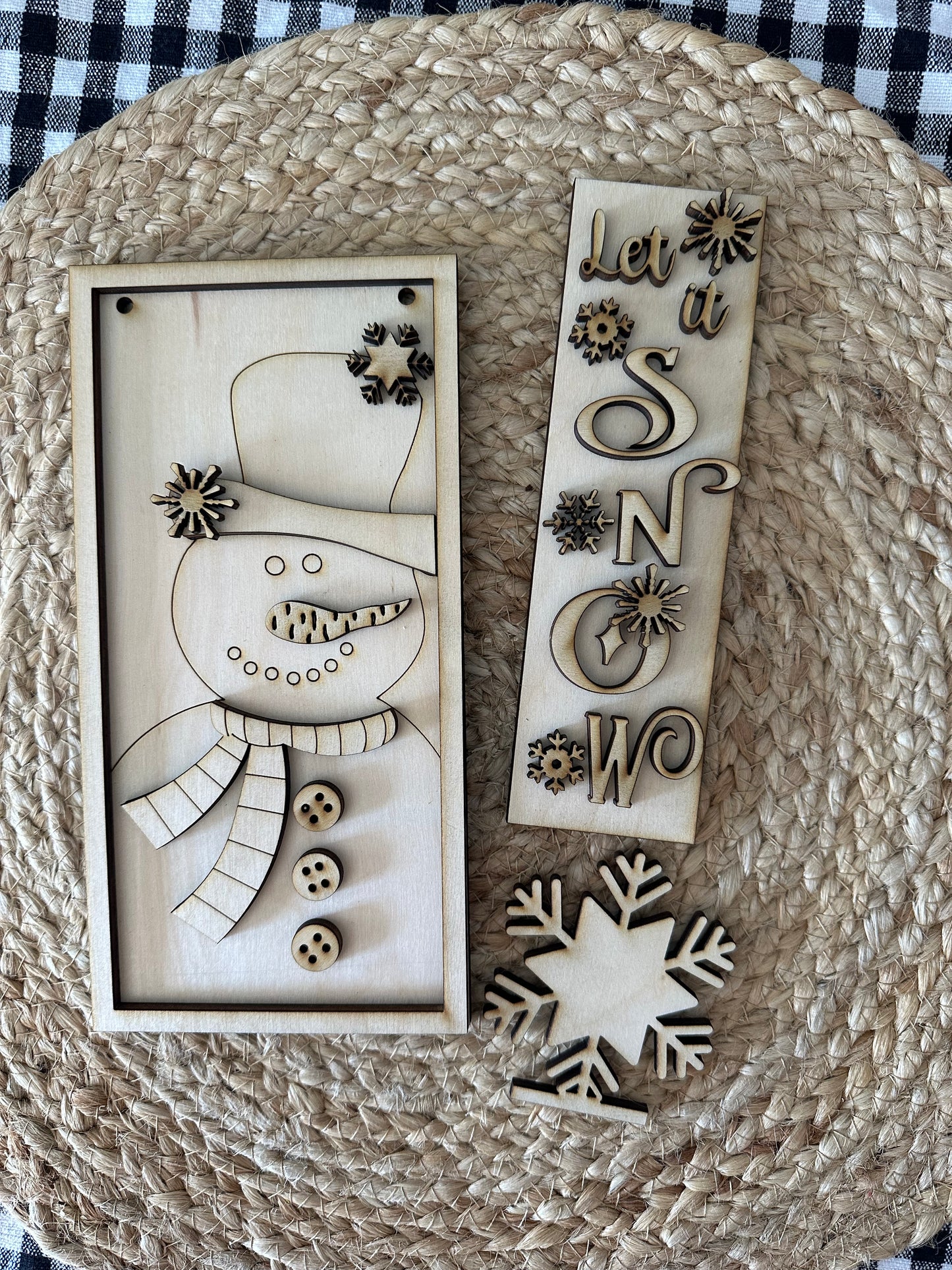 Let It Snow Post Interchangeable