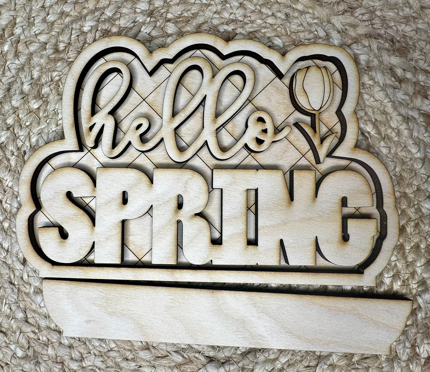 Hello Spring Sign