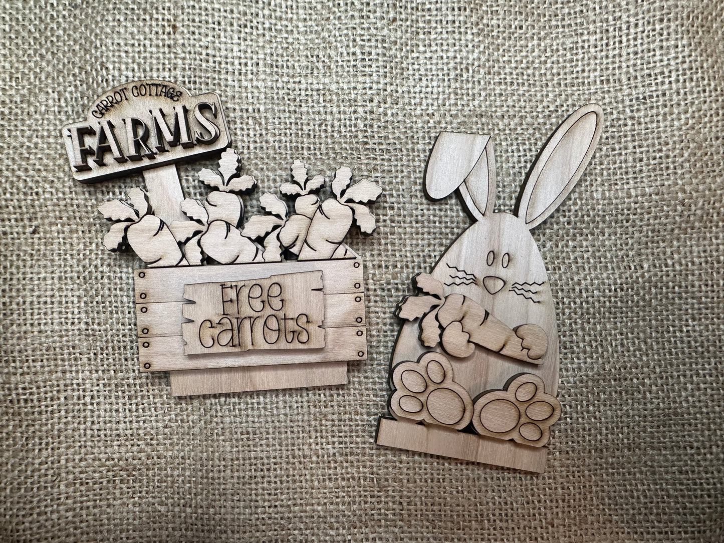 Bunny Carrot Farm Candlestick