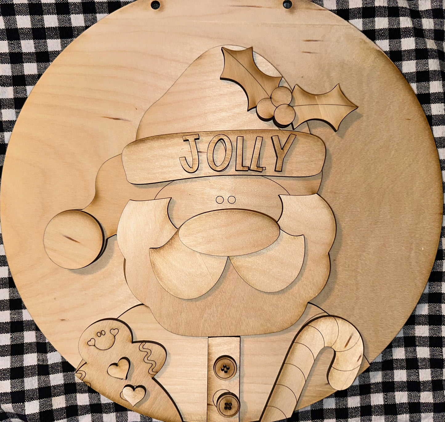 Jolly Santa Door Hanger