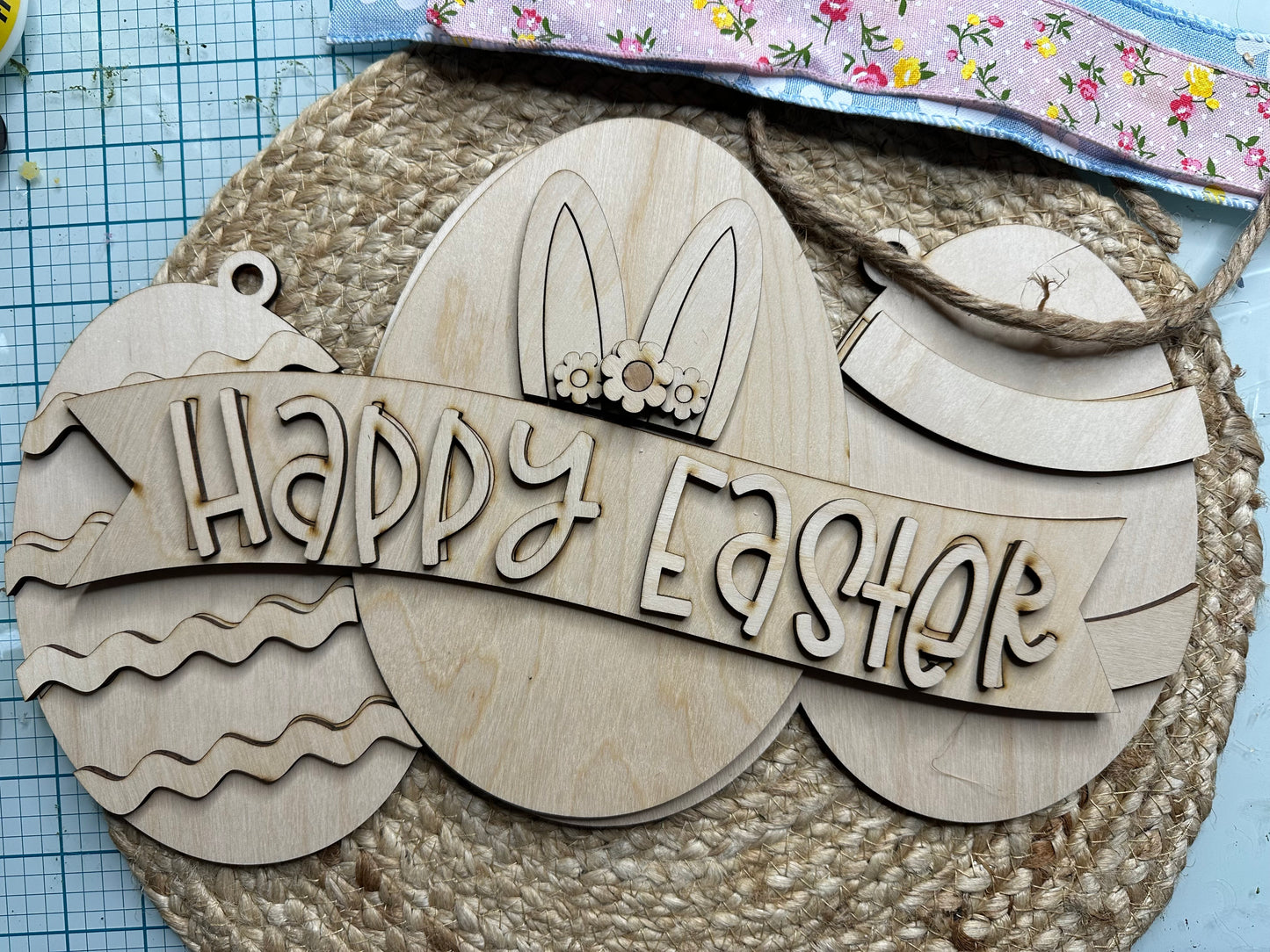 Happy Easter Door Hanger