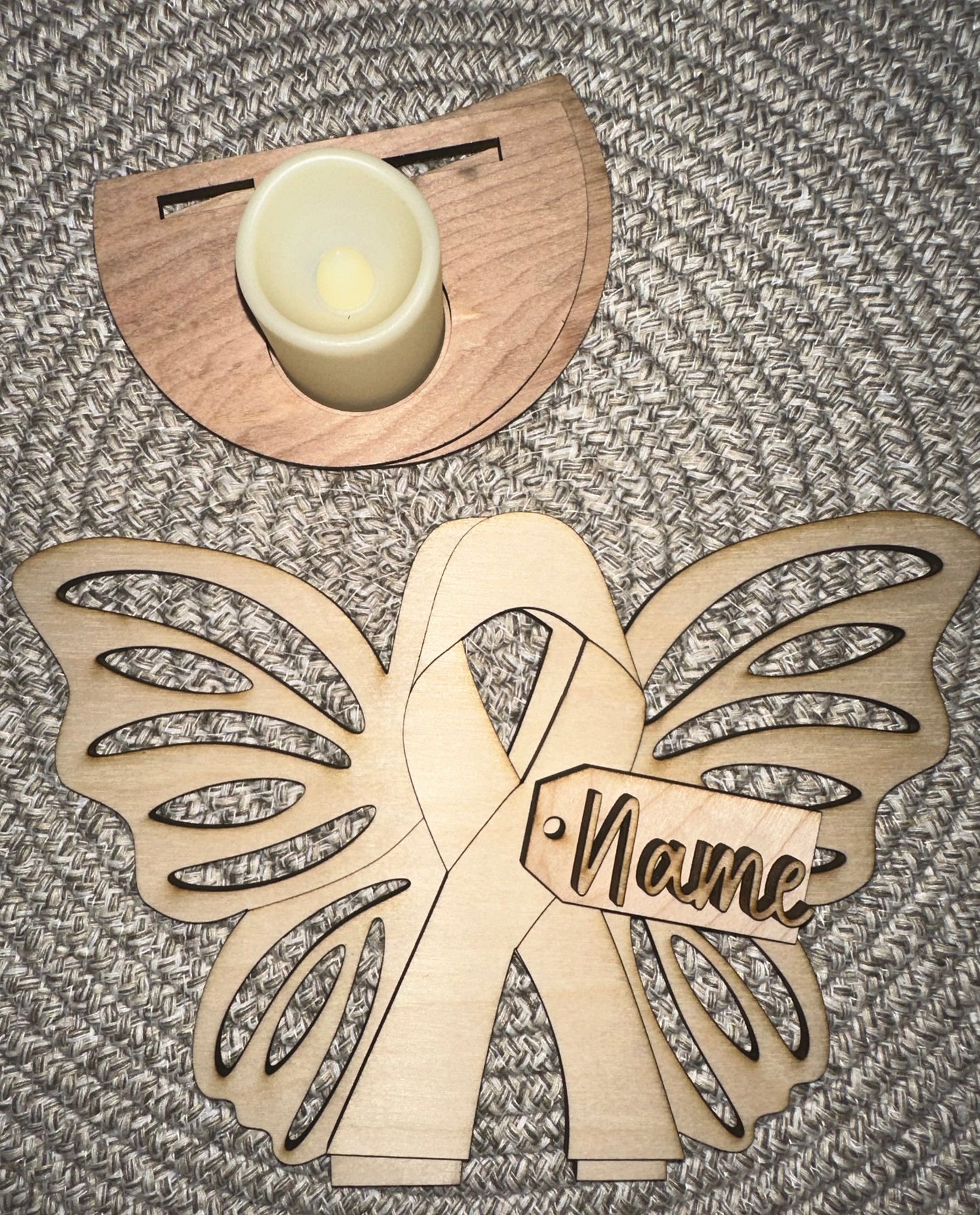 Cancer Awareness Votive Holder