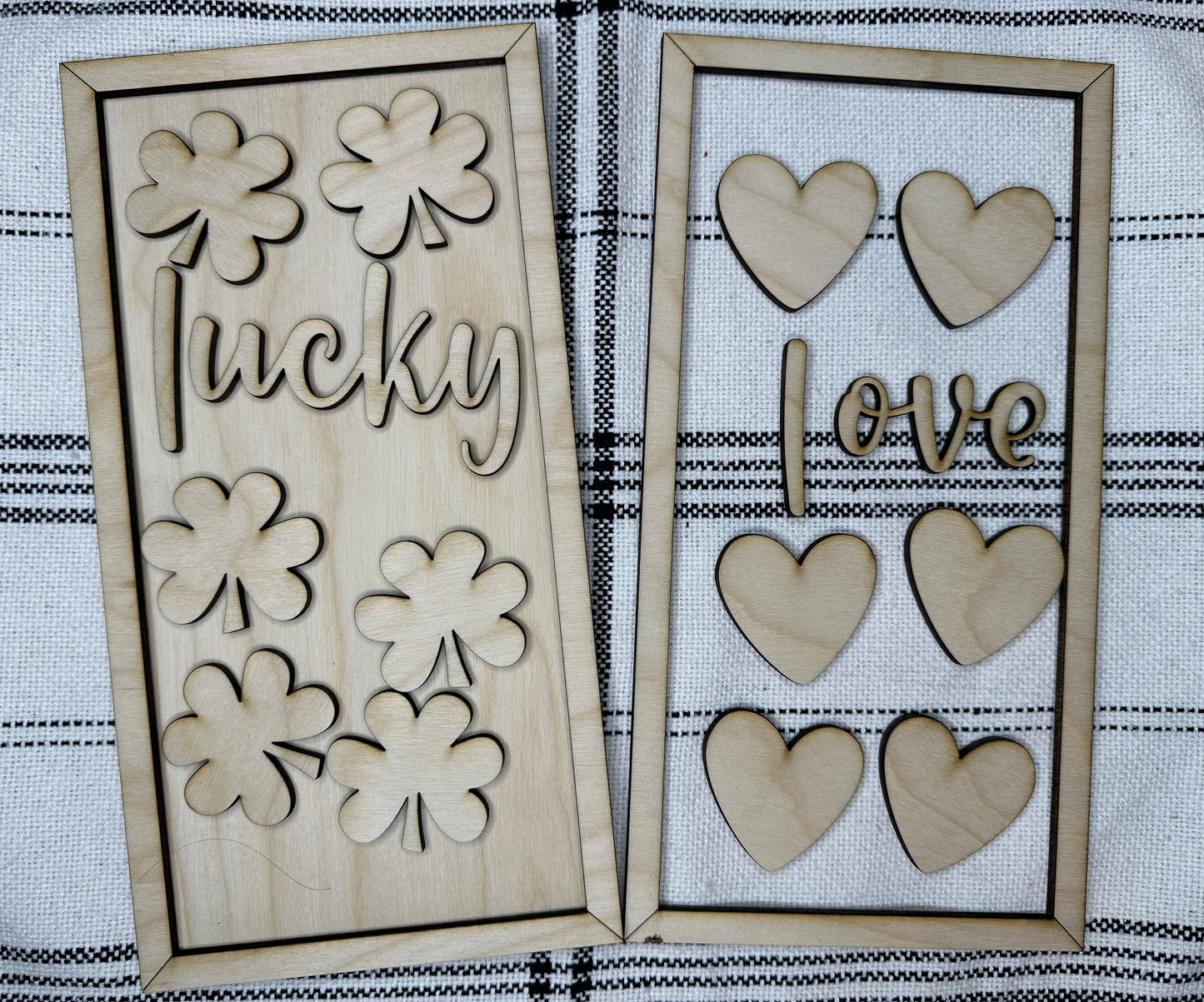 Lucky/Love Reversible Sign