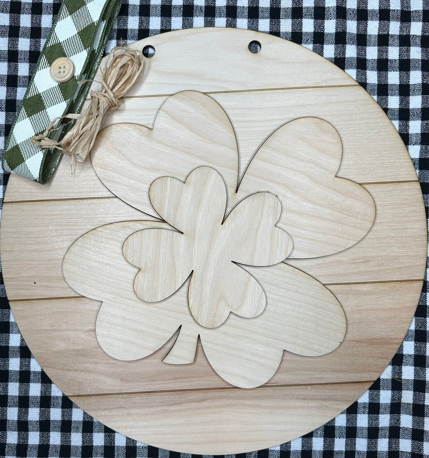 Shamrock Door Hanger