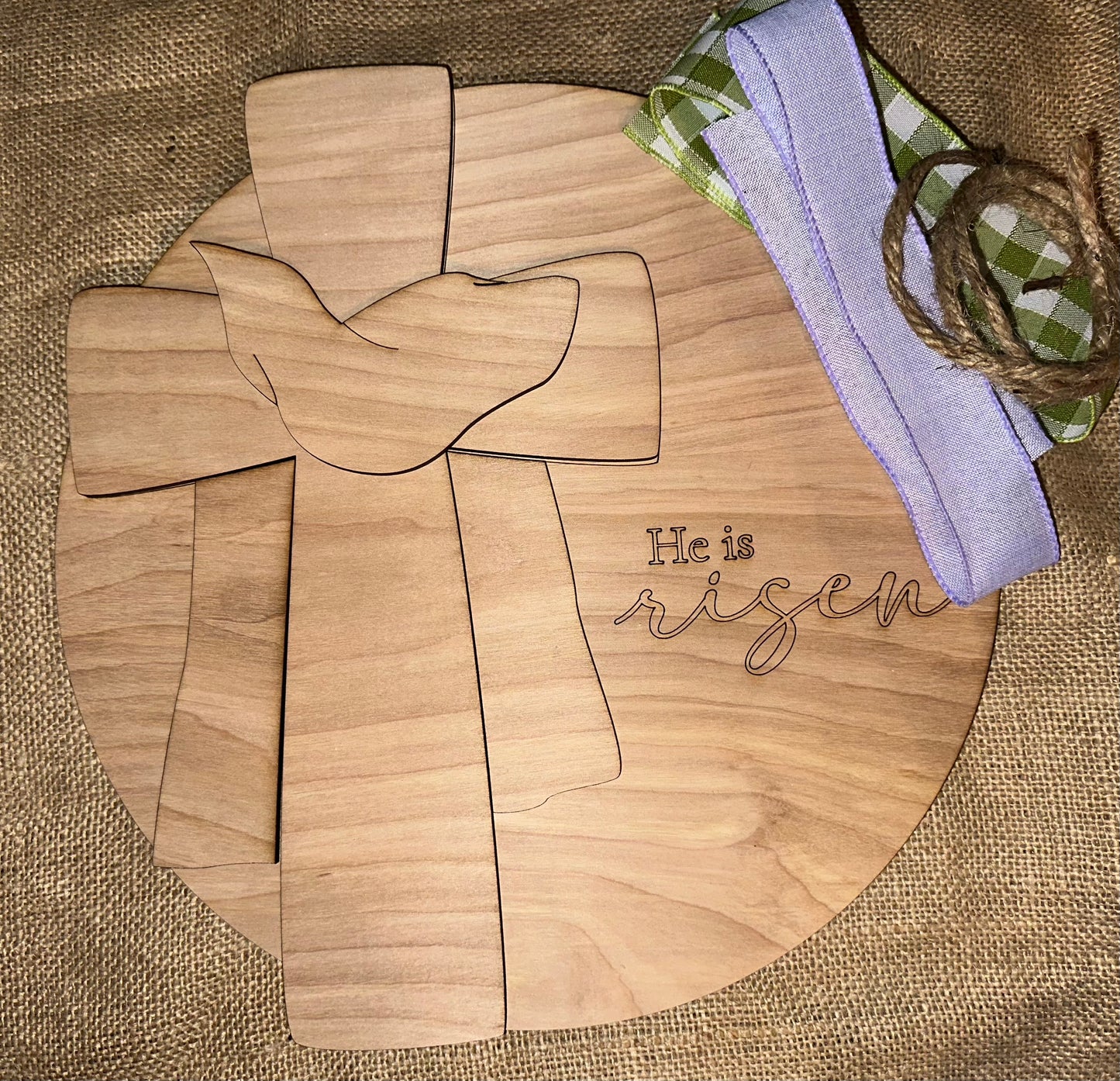 He Is Risen Door Hanger