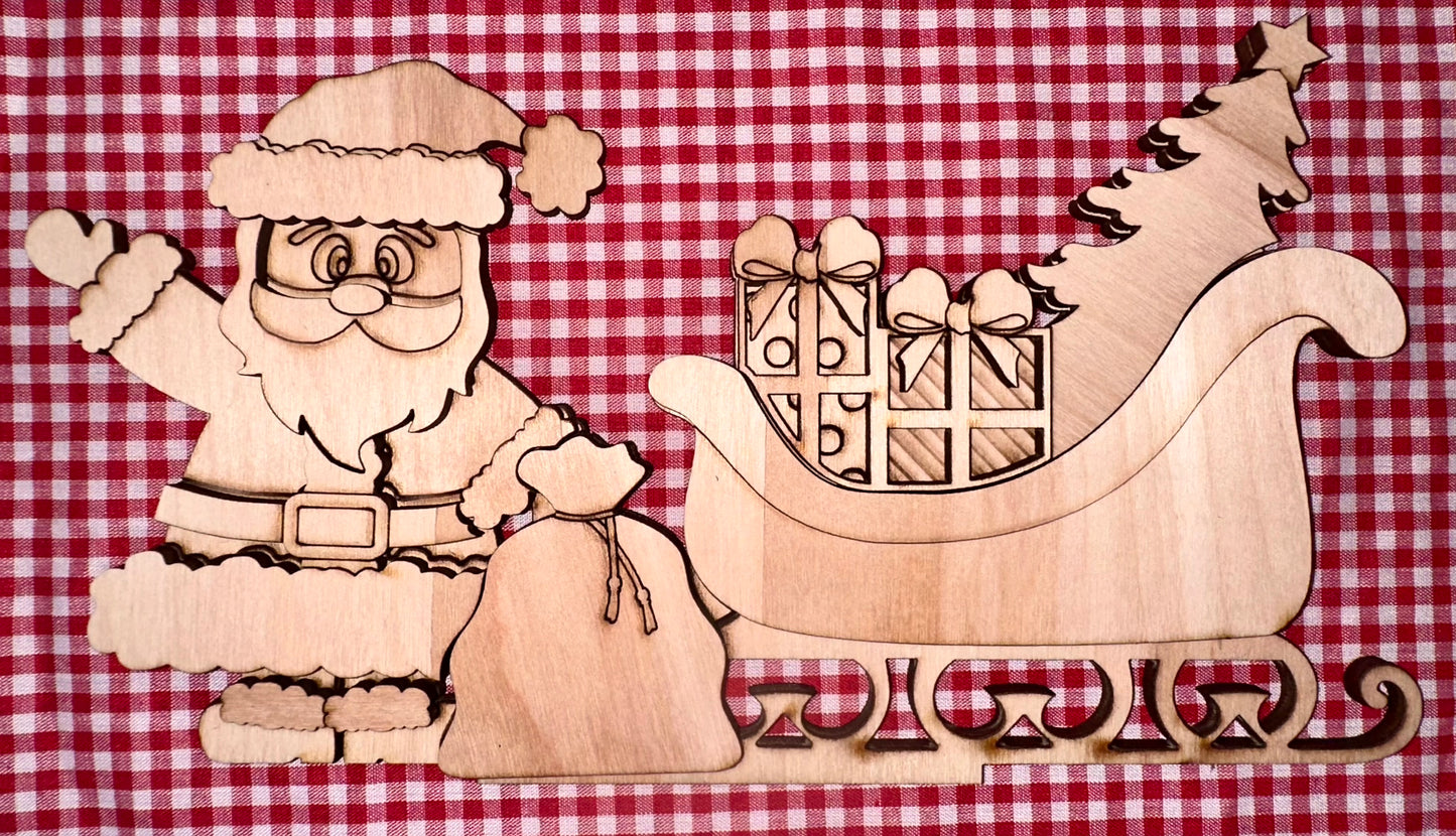 Santa Lantern Insert