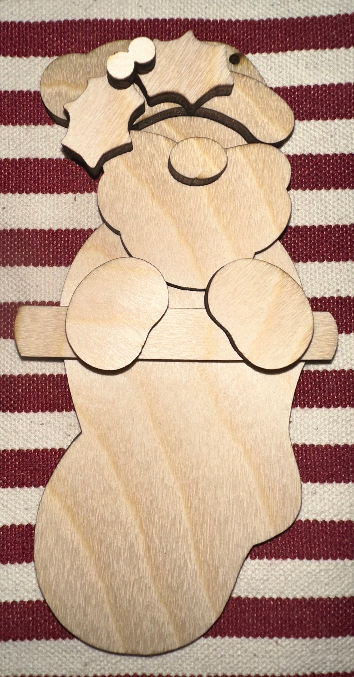 Santa Stocking Ornament