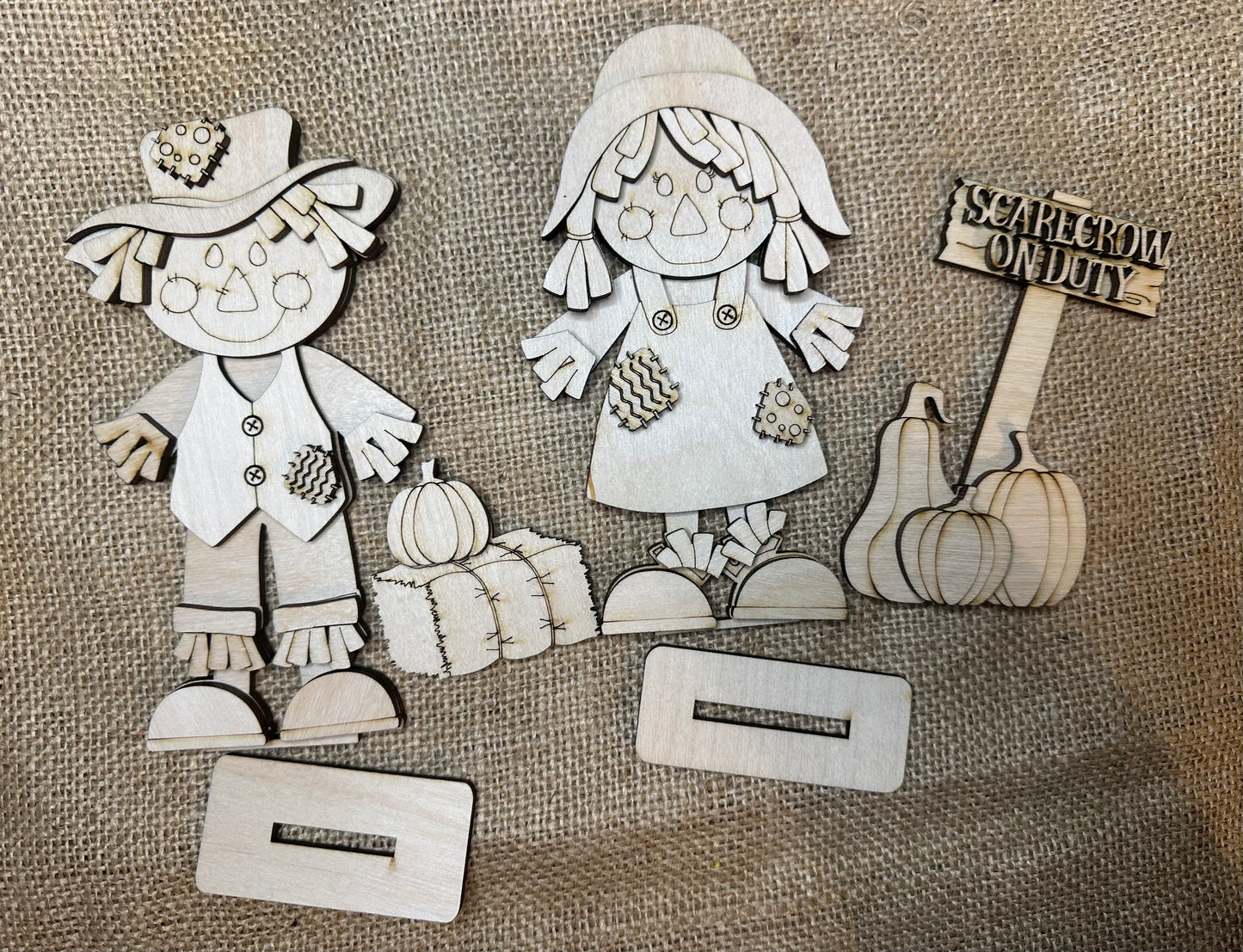 Scarecrow Pair