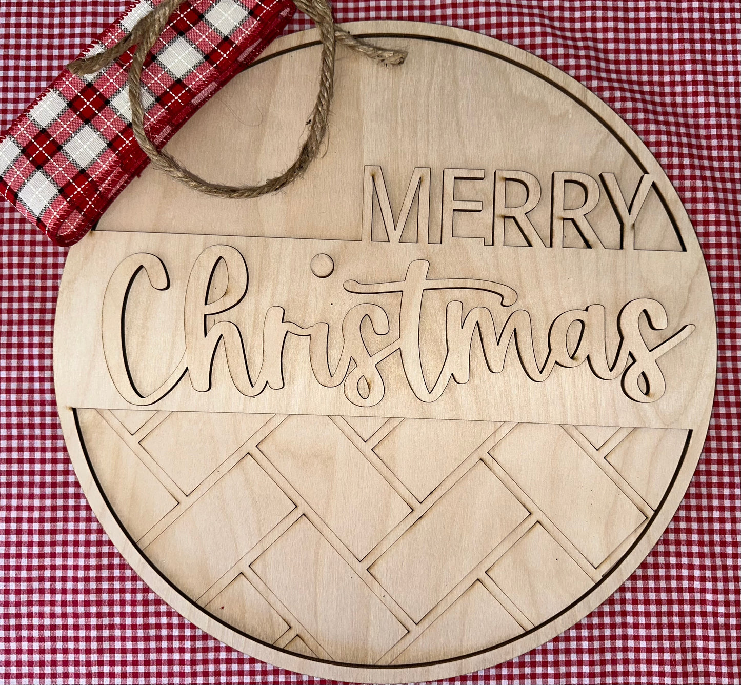 Merry Christmas Door Hanger