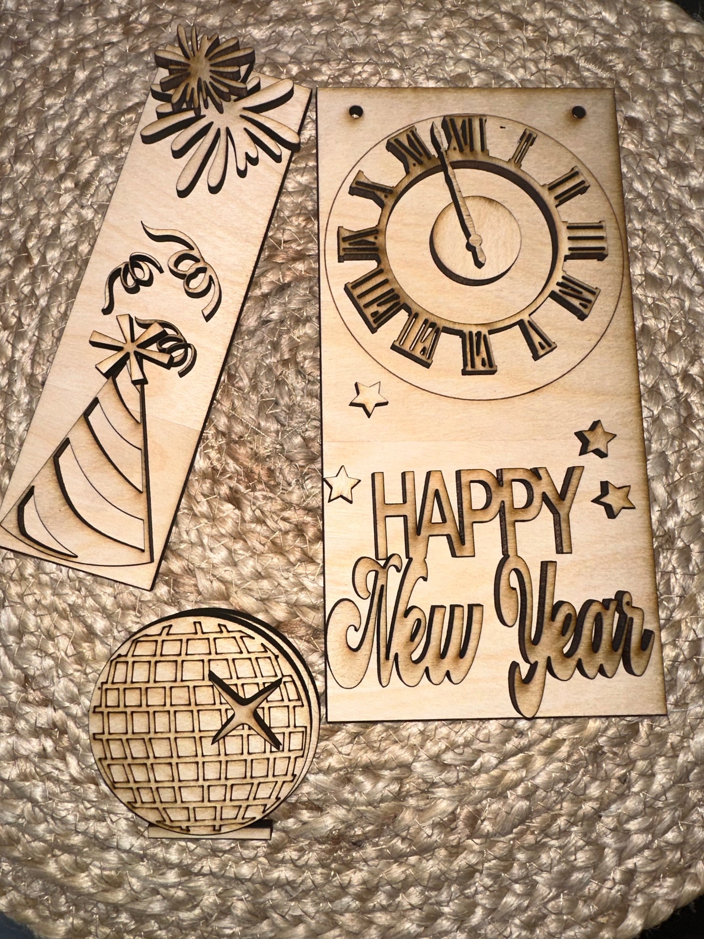 New Years Post Sign Interchangeable