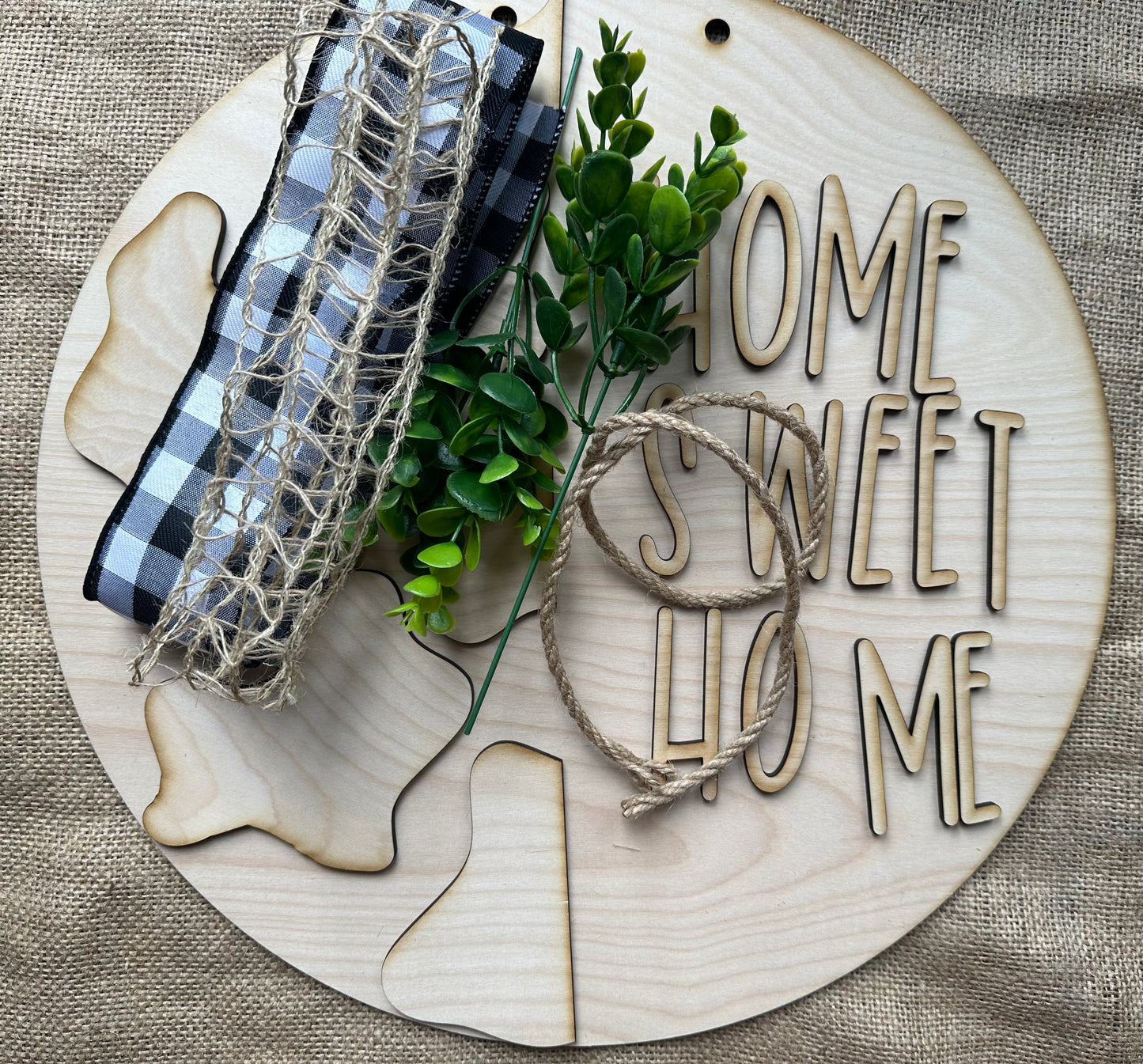 Home Sweet Home 16inch Door Hanger