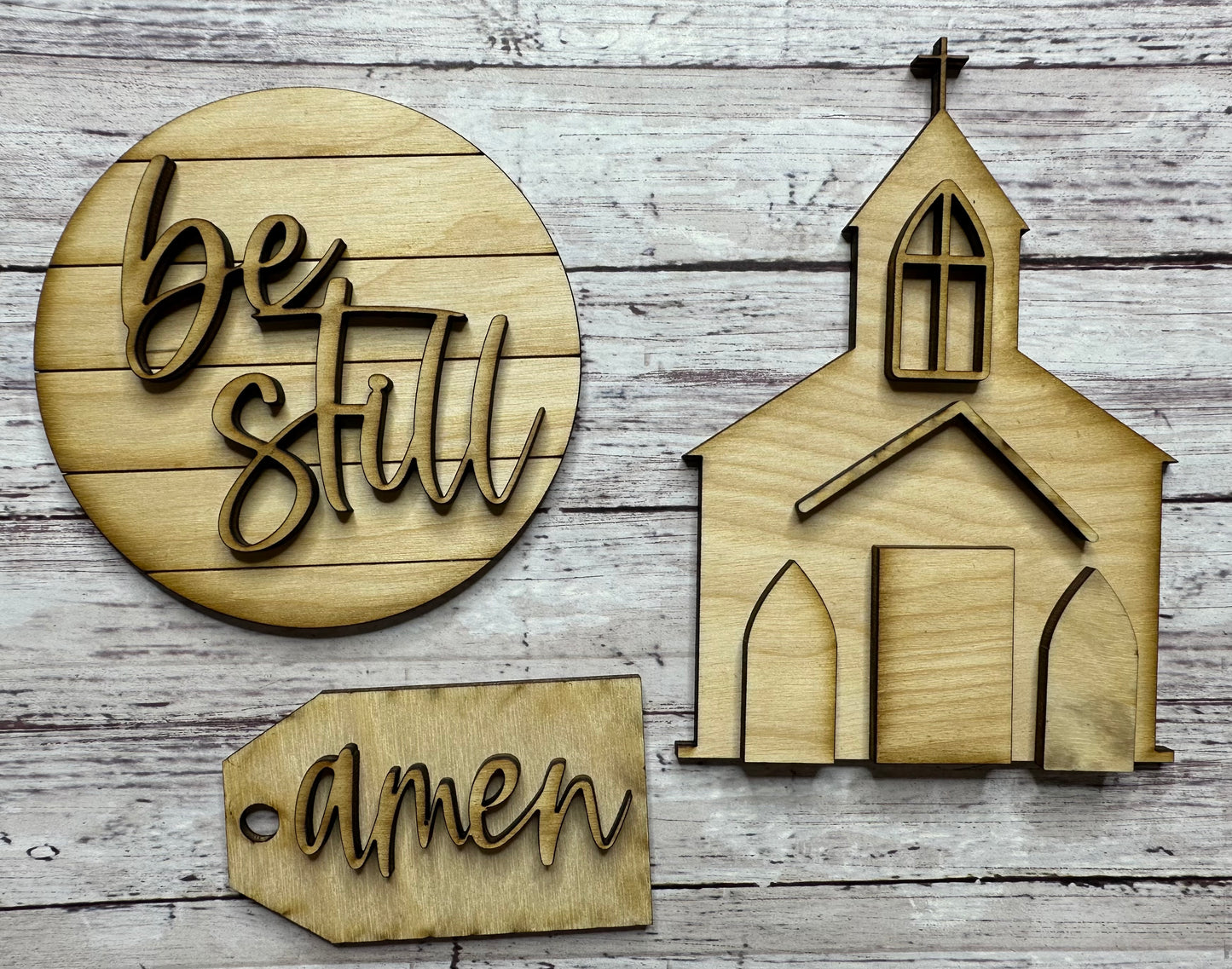 Mini Church Tier Tray Set