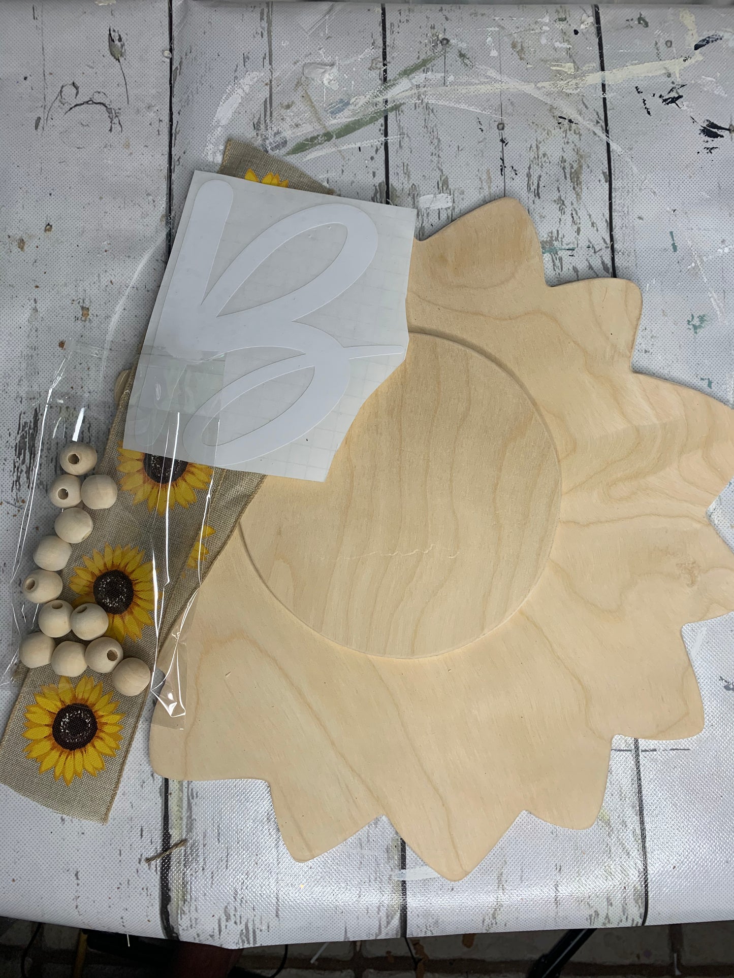 Sunflower Monogram Kit