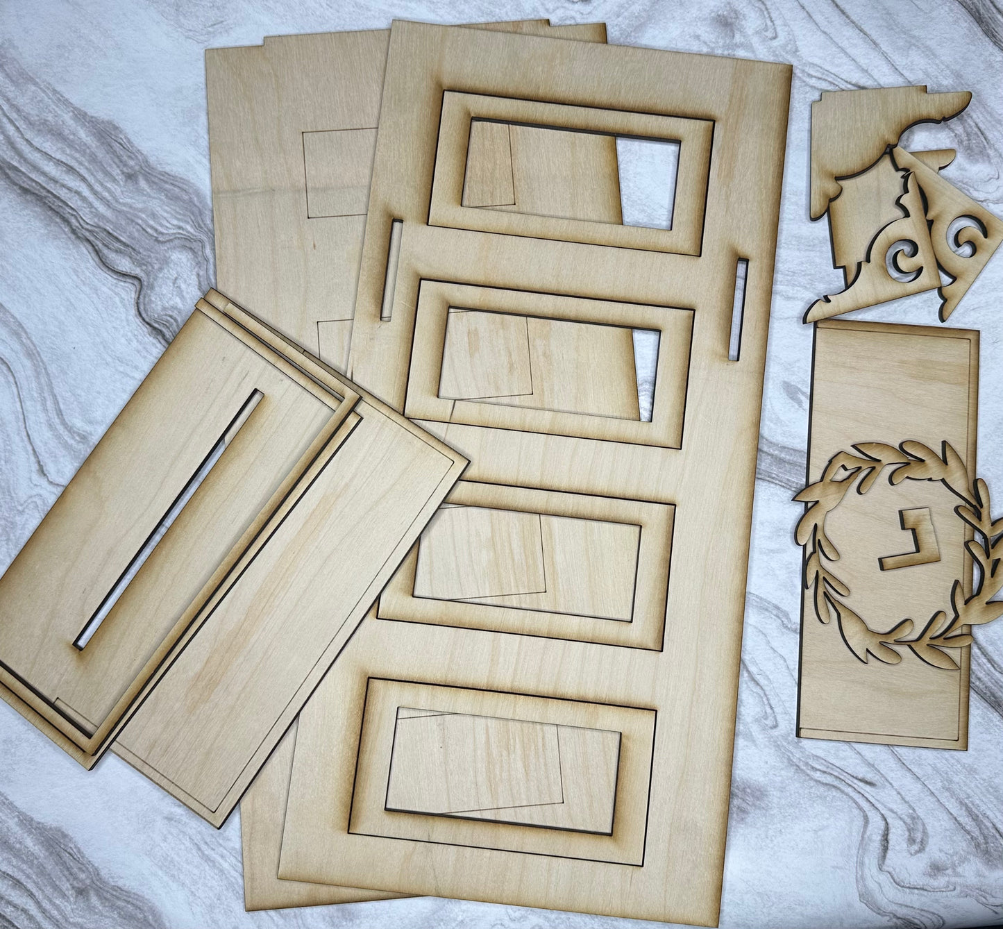 Vintage Door Tier Tray