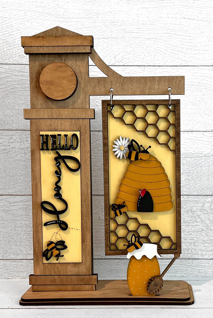 Bee Post Example Bee Post Sign – southerncraftscorner