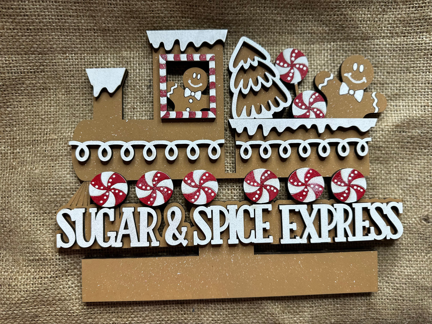 Gingerbread Train Insert