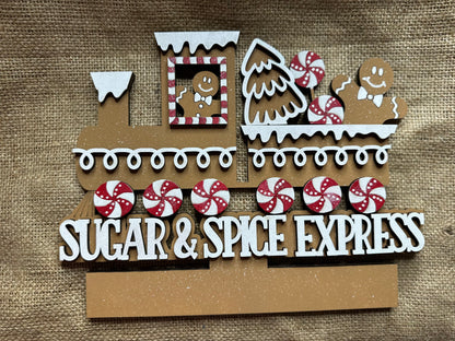 Gingerbread Train Insert