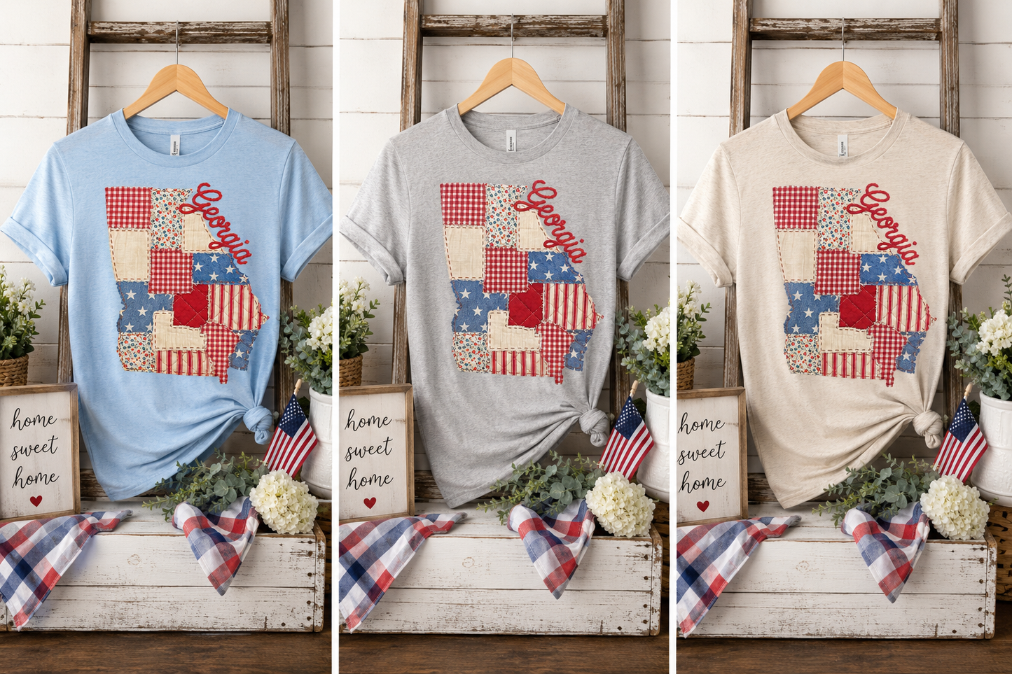 Patchwork State Shirt