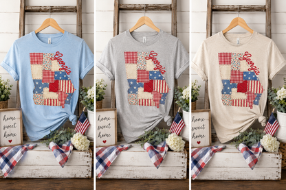 Patchwork State Shirt