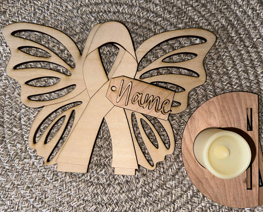 Cancer Awareness Votive Holder