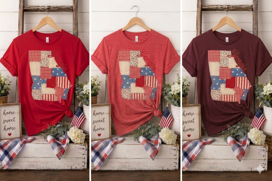 Patchwork State Shirt