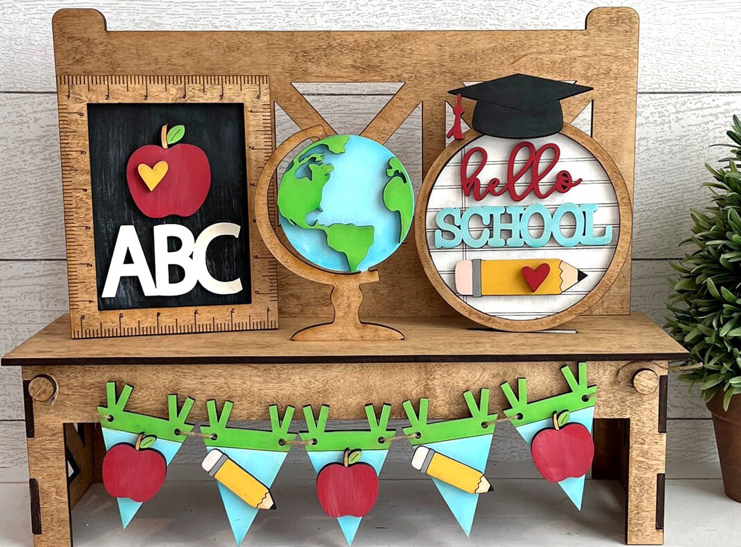 School Bench Set