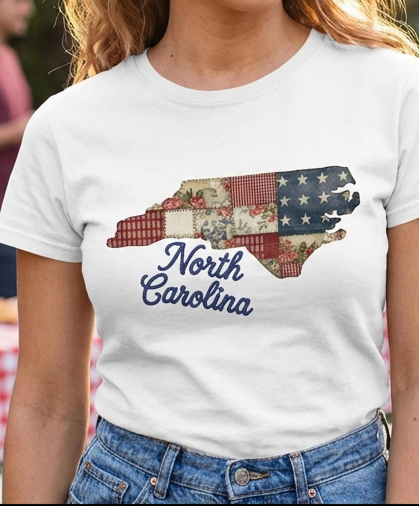 Patchwork State Shirt
