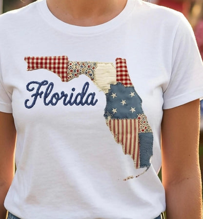 Patchwork State Shirt