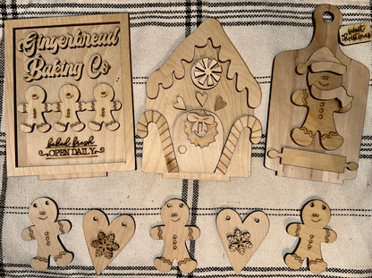 Gingerbread Bench Accessories