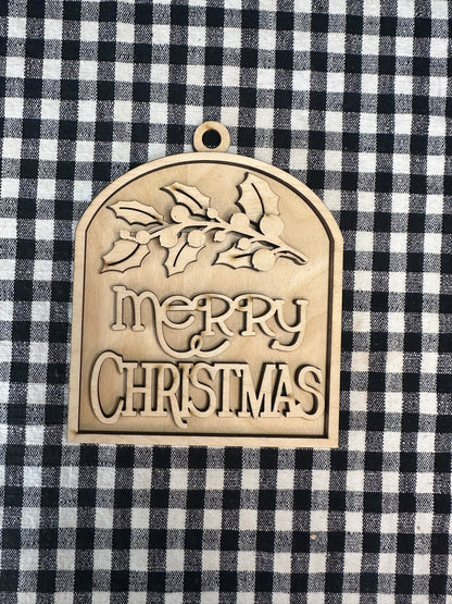 5 Inch Christmas Mini Signs