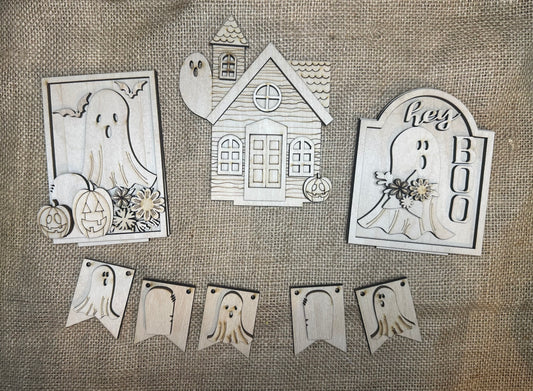 Haunted House Bench