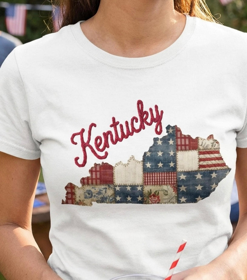 Patchwork State Shirt