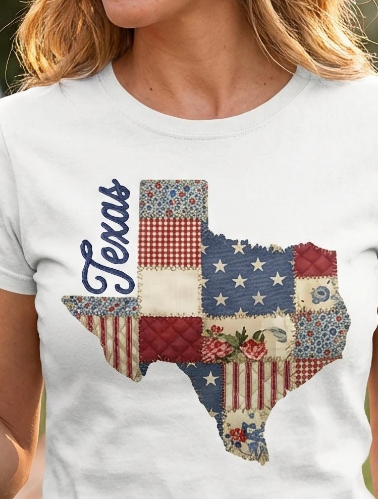 Patchwork State Shirt