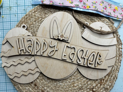 Happy Easter Door Hanger