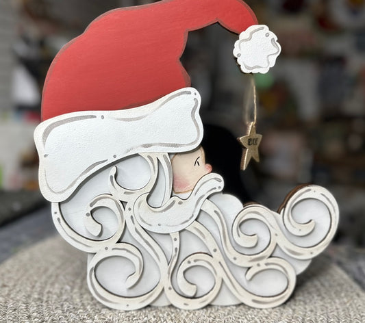 Santa Moon Shelf Sitter