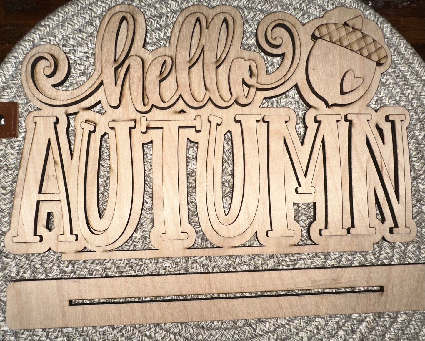 Hello Autumn Sign