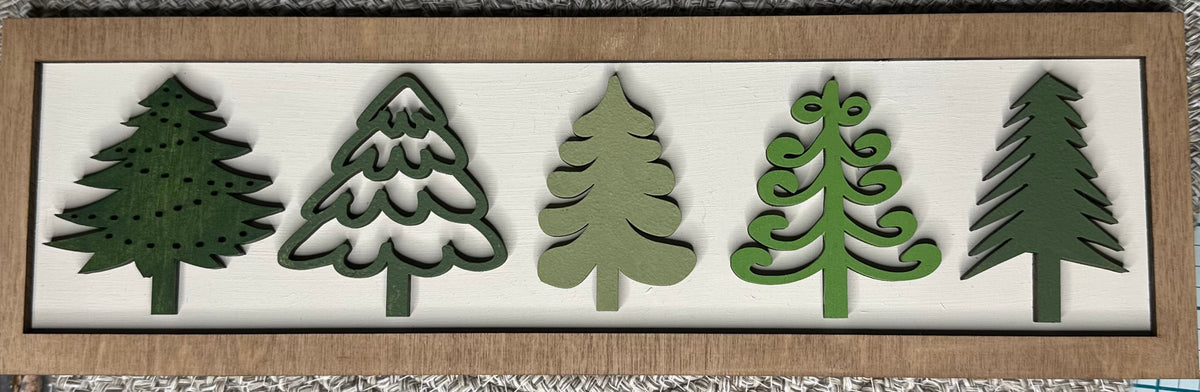 Little Tree Sign Mini Tree Skinny Sign – southerncraftscorner