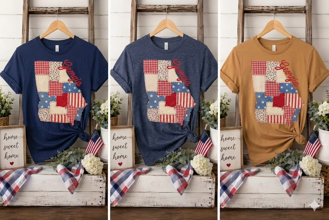 Patchwork State Shirt