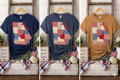 Patchwork State Shirt