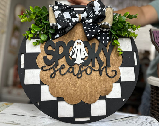 Spooky Season Door Hanger