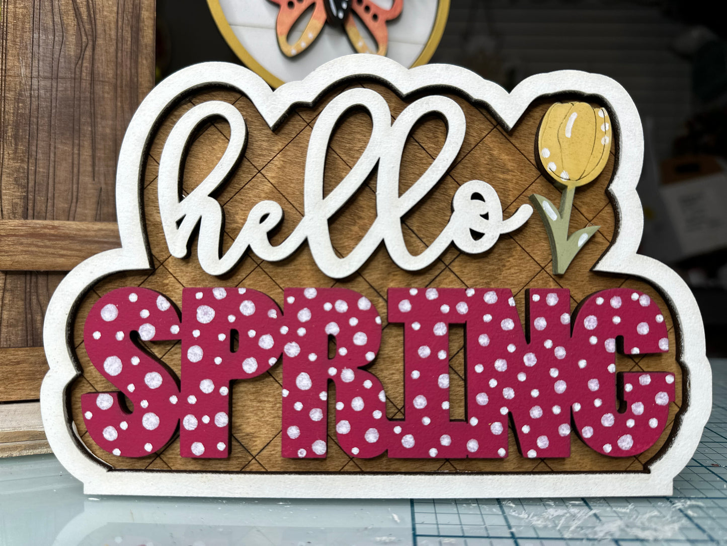 Hello Spring Sign – southerncraftscorner