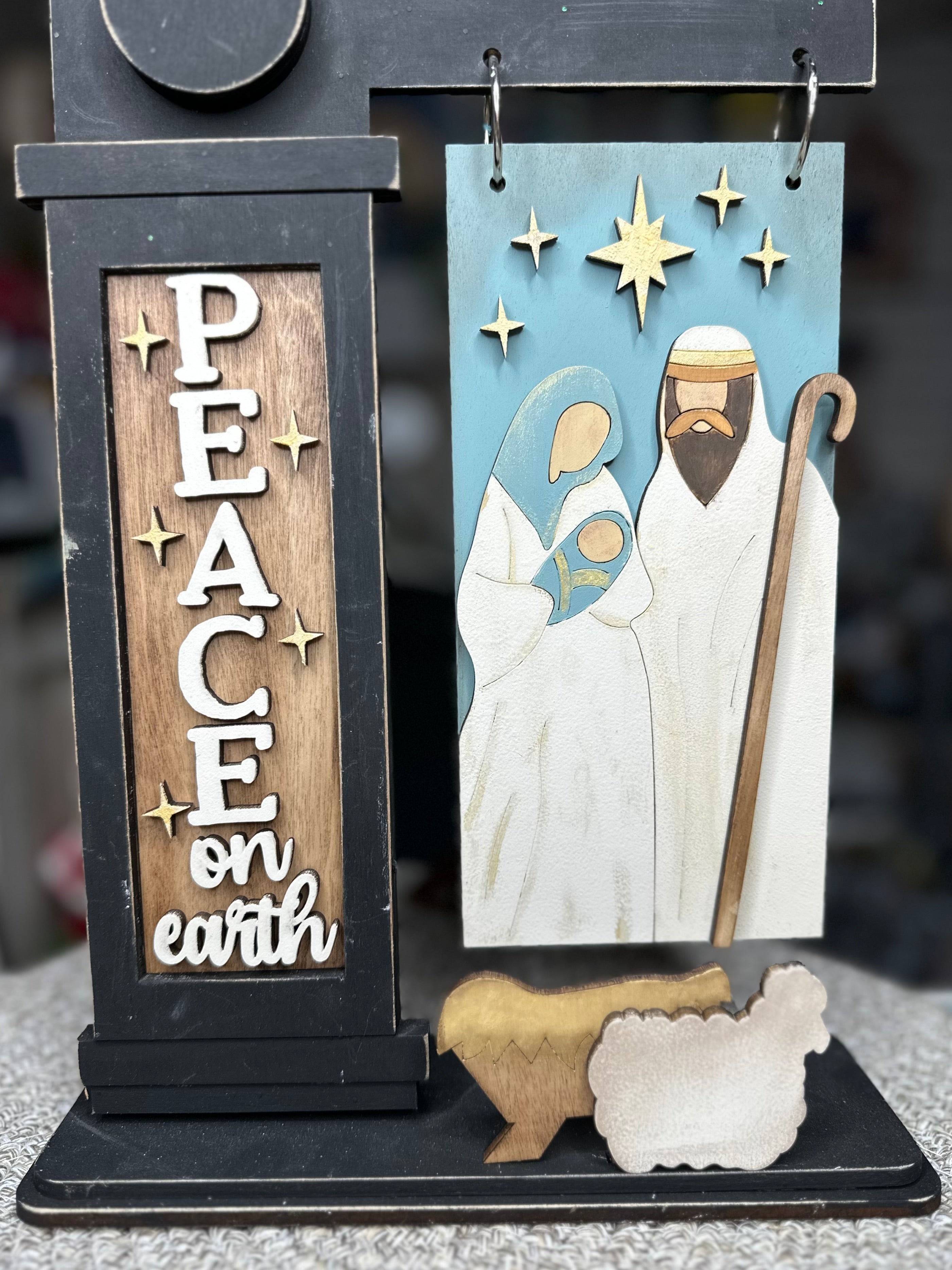 Nativity Posts Nativity Post Sign – southerncraftscorner
